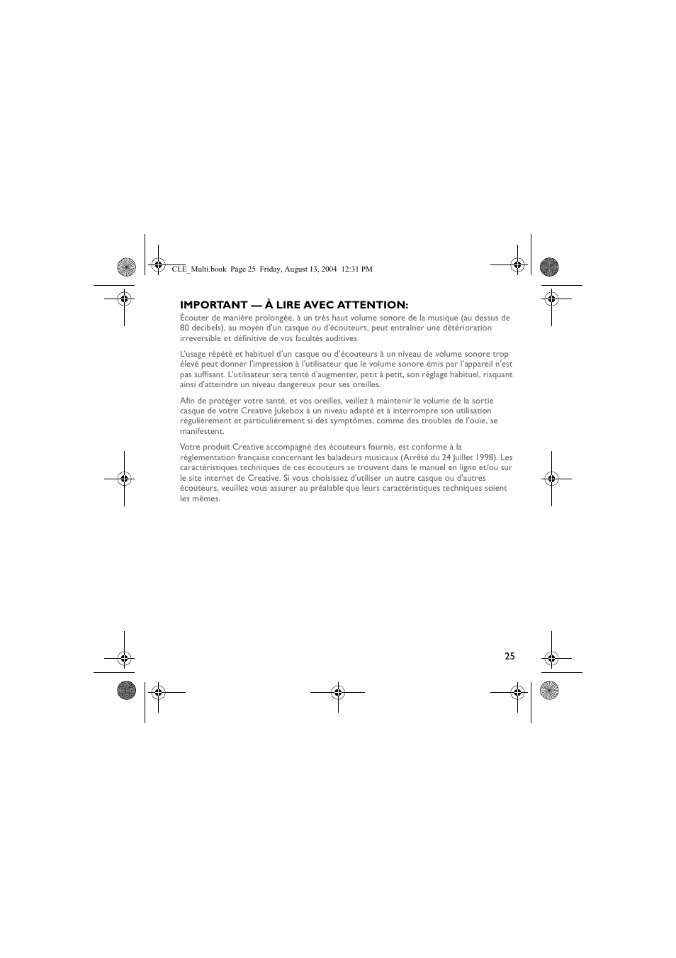 CREATIVE CLE User Manual | Page 25 / 157