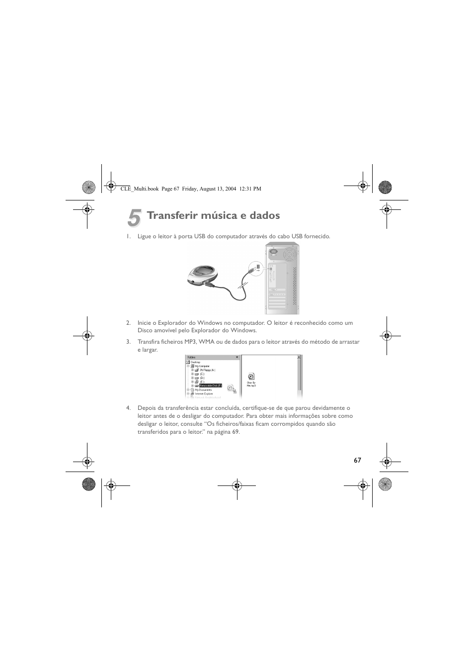 Transferir música e dados | CREATIVE CLE User Manual | Page 67 / 157