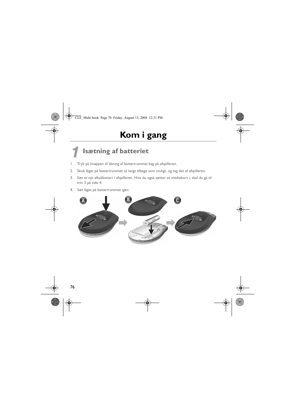 Kom i gang | CREATIVE CLE User Manual | Page 76 / 157
