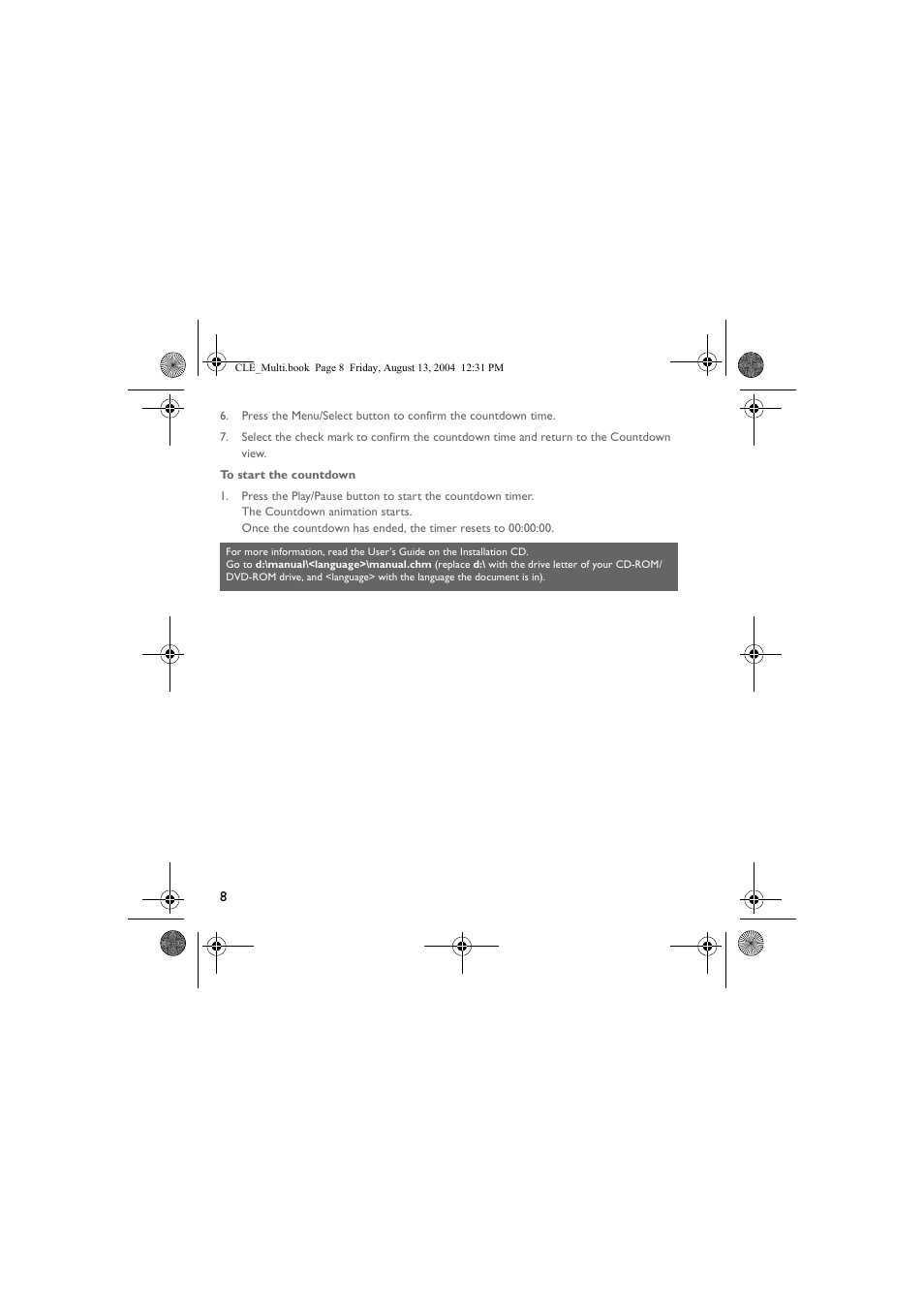 CREATIVE CLE User Manual | Page 8 / 157