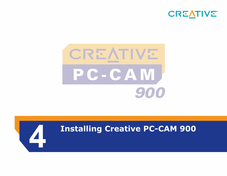 Installing creative pc-cam 900 | CREATIVE PC-CAM 900 User Manual | Page 32 / 57