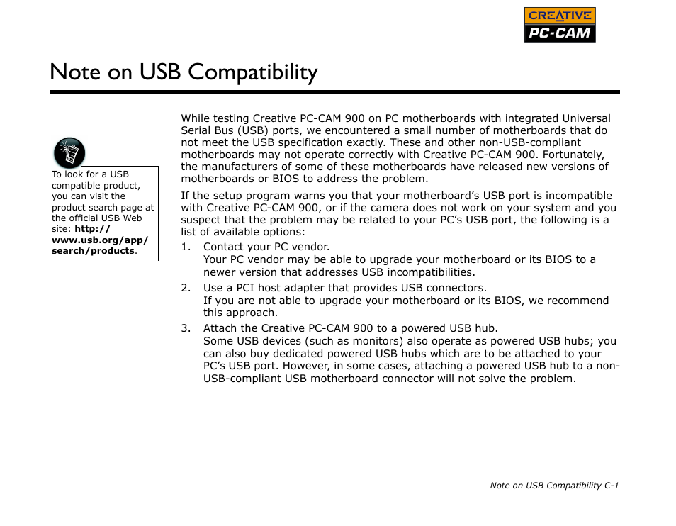 CREATIVE PC-CAM 900 User Manual | Page 57 / 57
