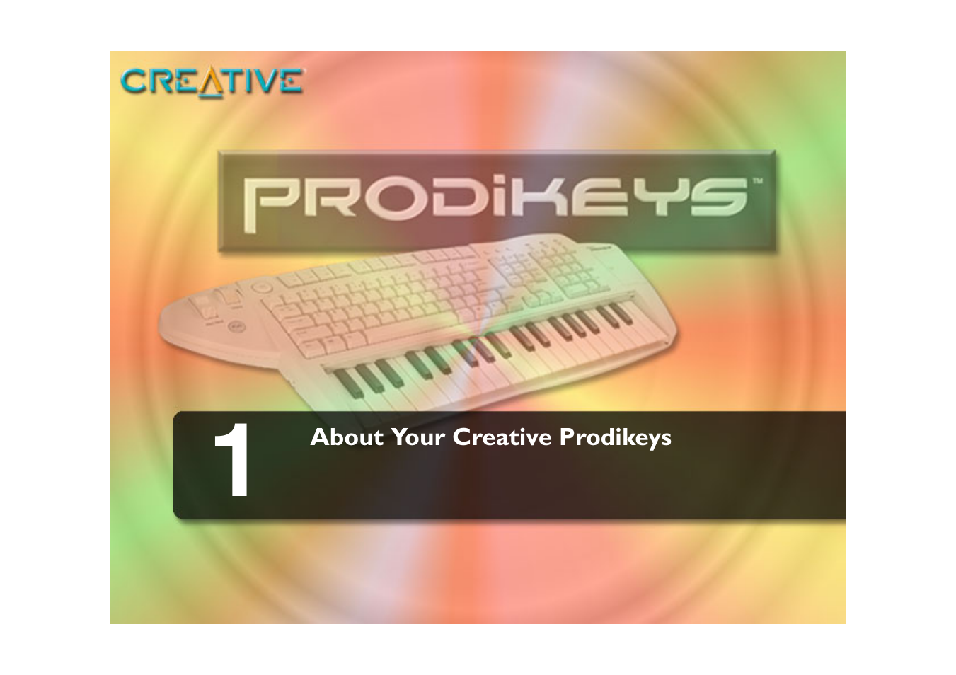 About your creative prodikeys | CREATIVE Prodikeys User Manual | Page 10 / 24