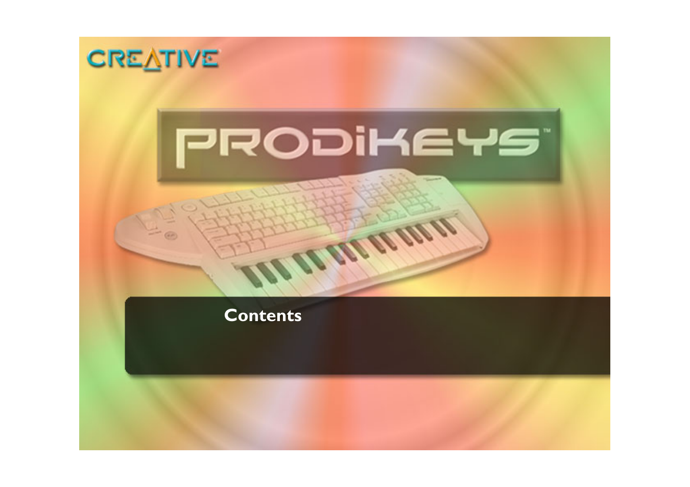 CREATIVE Prodikeys User Manual | Page 3 / 24