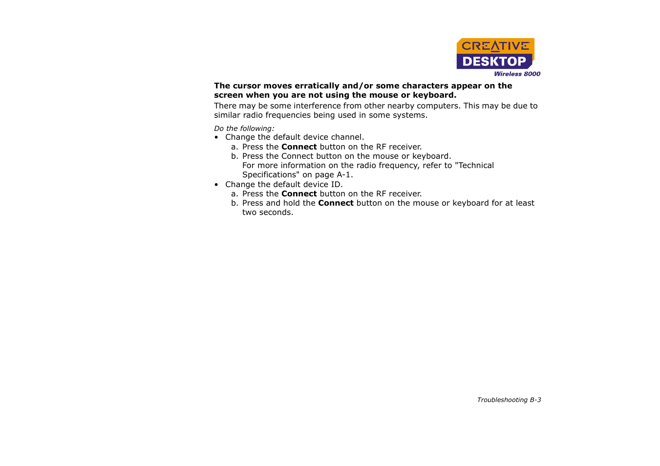 CREATIVE Desktop Wireless 8000 User Manual | Page 37 / 37