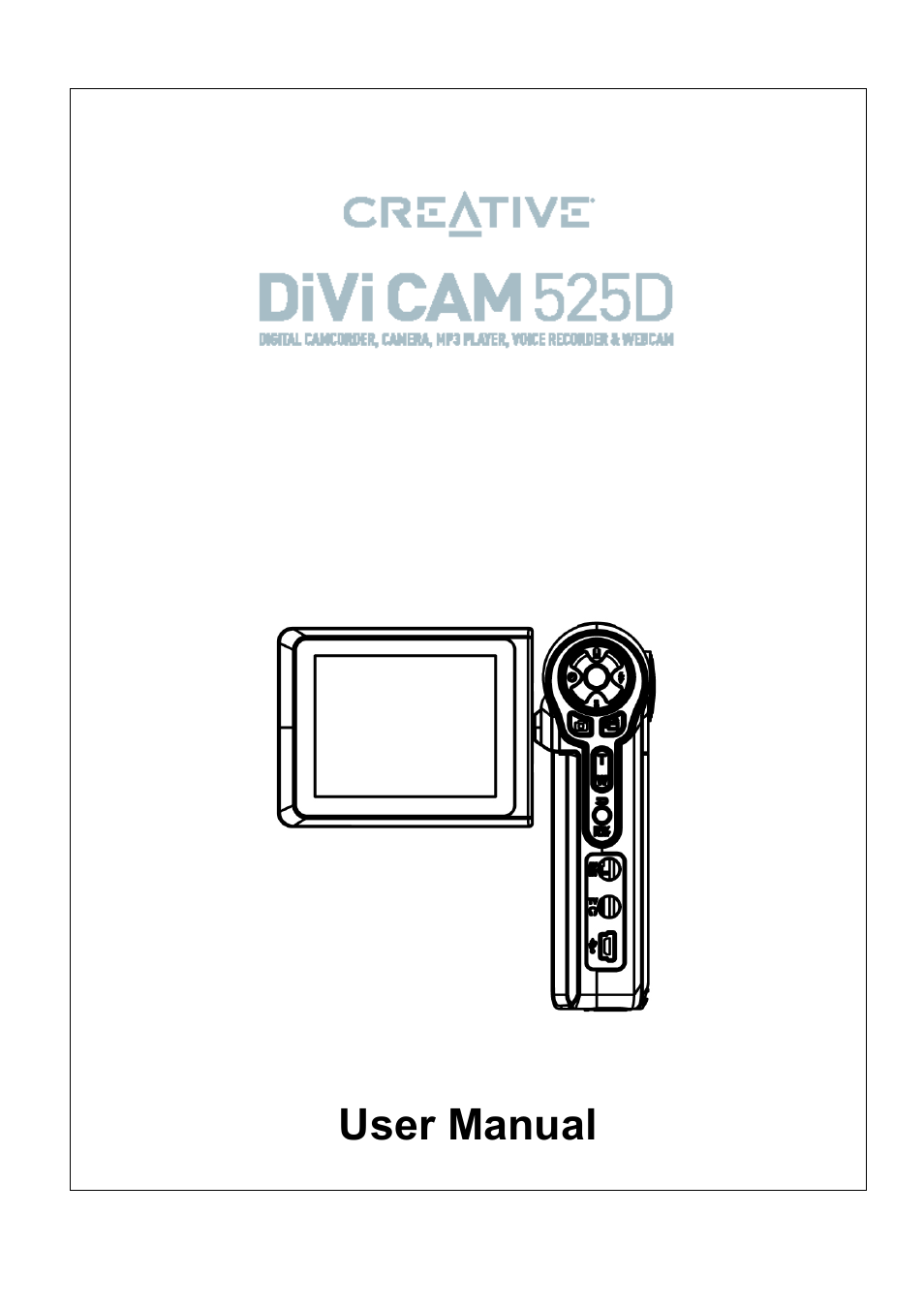 CREATIVE DiVi CAM 525D 525D User Manual | 61 pages