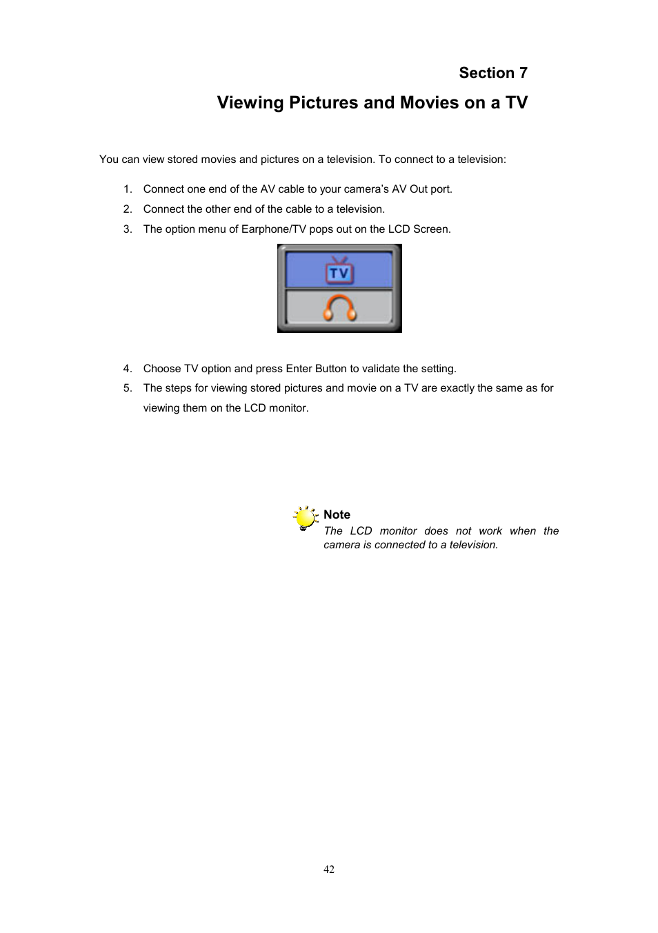 Viewing pictures and movies on a tv | CREATIVE DiVi CAM 525D 525D User Manual | Page 43 / 61