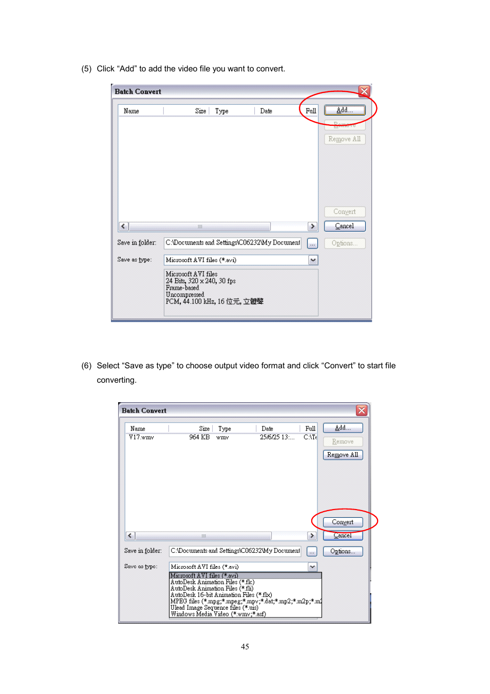 CREATIVE DiVi CAM 525D 525D User Manual | Page 46 / 61