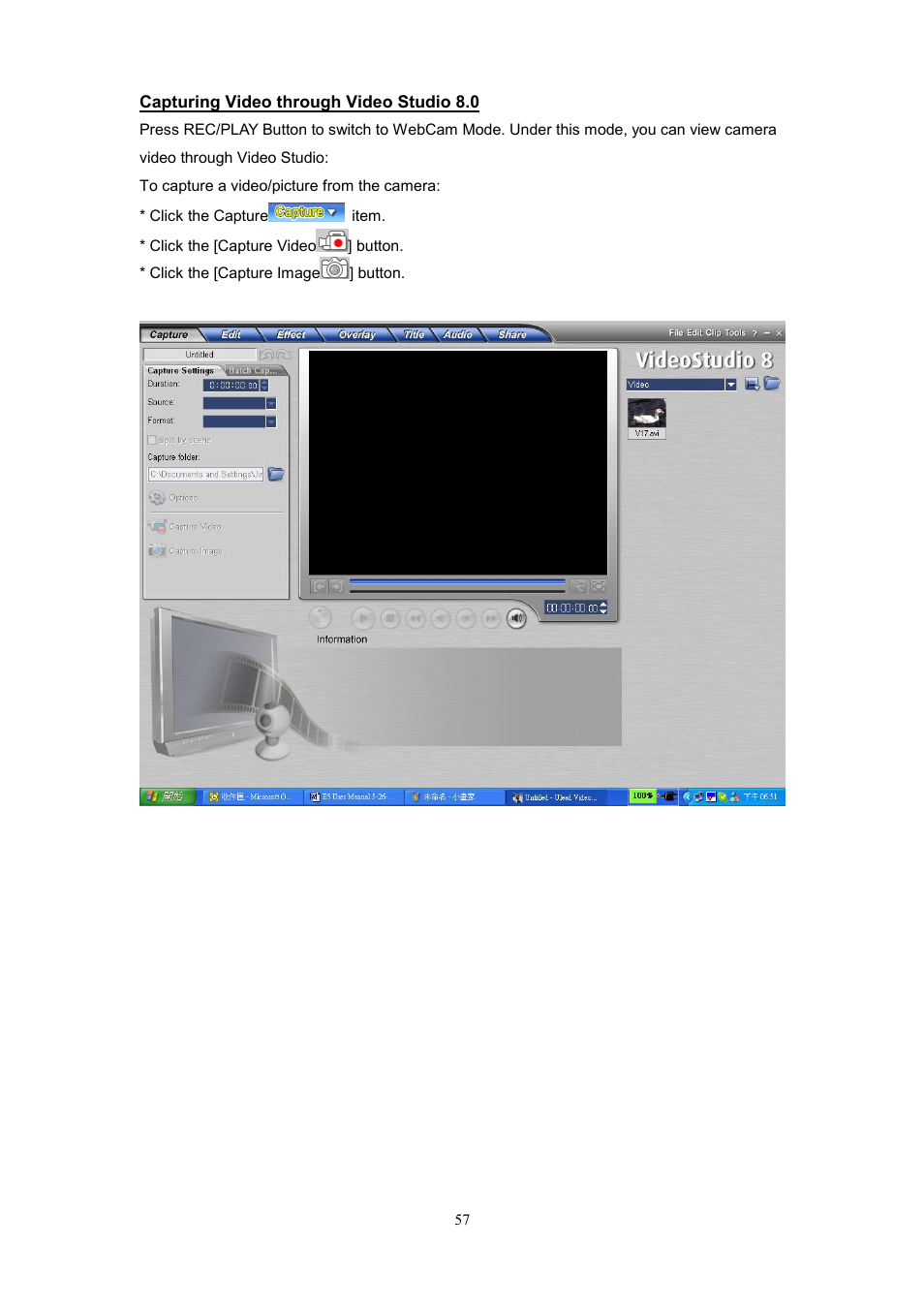 CREATIVE DiVi CAM 525D 525D User Manual | Page 58 / 61