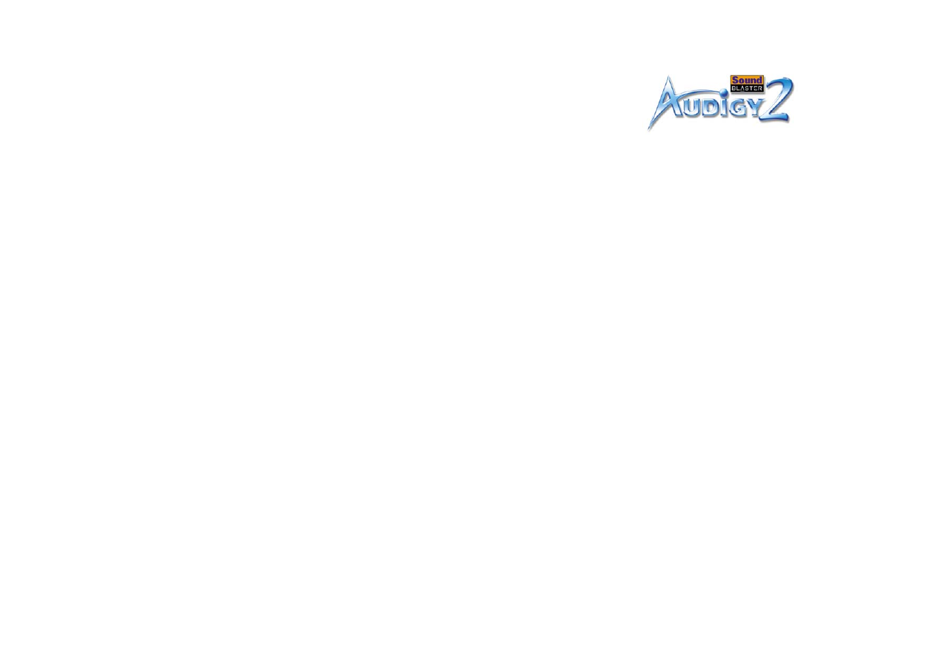 CREATIVE Sound Blaster Audigy 2 User Manual | Page 55 / 67