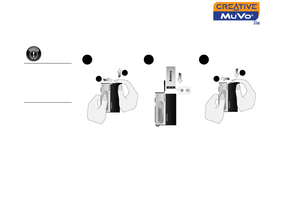 Charging battery, Charging battery -2 | CREATIVE MuVo Slim User Manual | Page 23 / 75