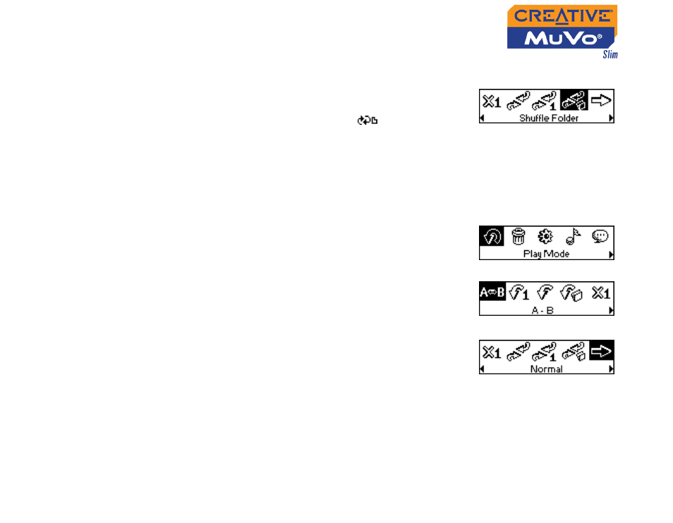 Playing all tracks | CREATIVE MuVo Slim User Manual | Page 43 / 75