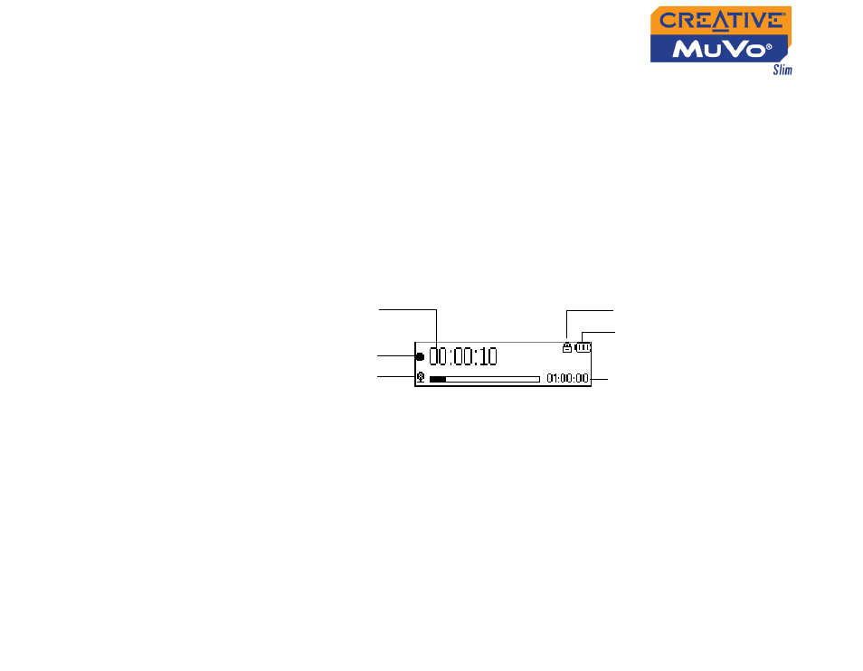 Recording audio, Recording voice, Recording audio -15 | Recording voice -15 | CREATIVE MuVo Slim User Manual | Page 49 / 75