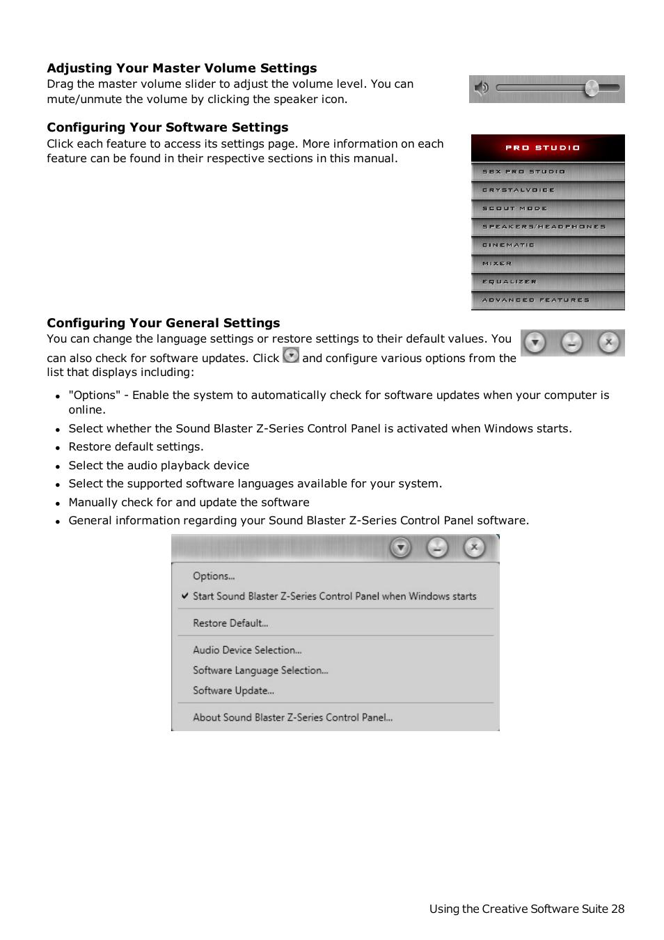 CREATIVE Sound Blaster Z SB1500 User Manual | Page 29 / 49