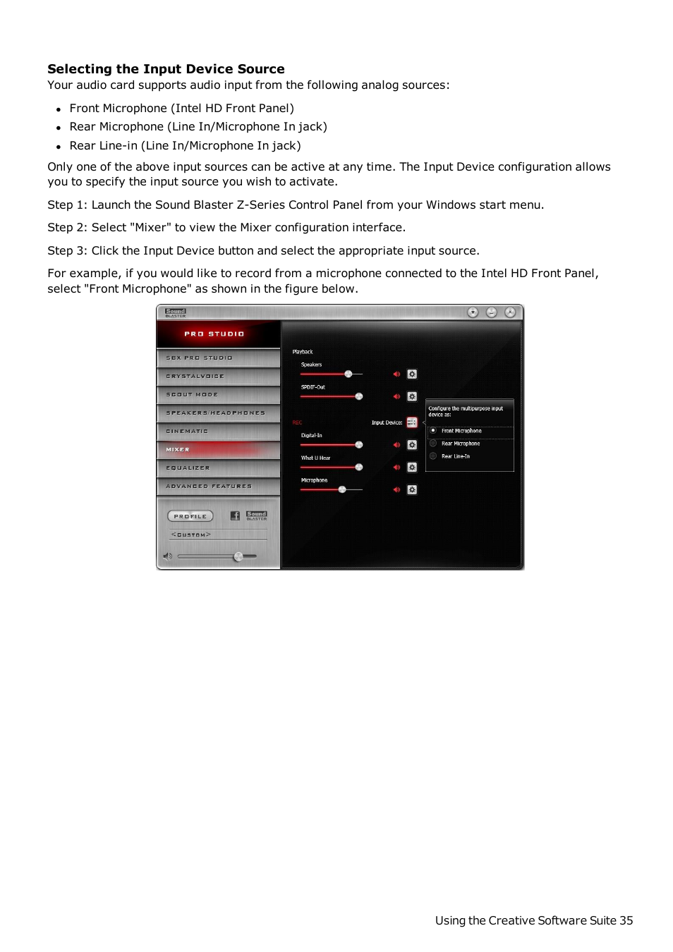 CREATIVE Sound Blaster Z SB1500 User Manual | Page 36 / 49