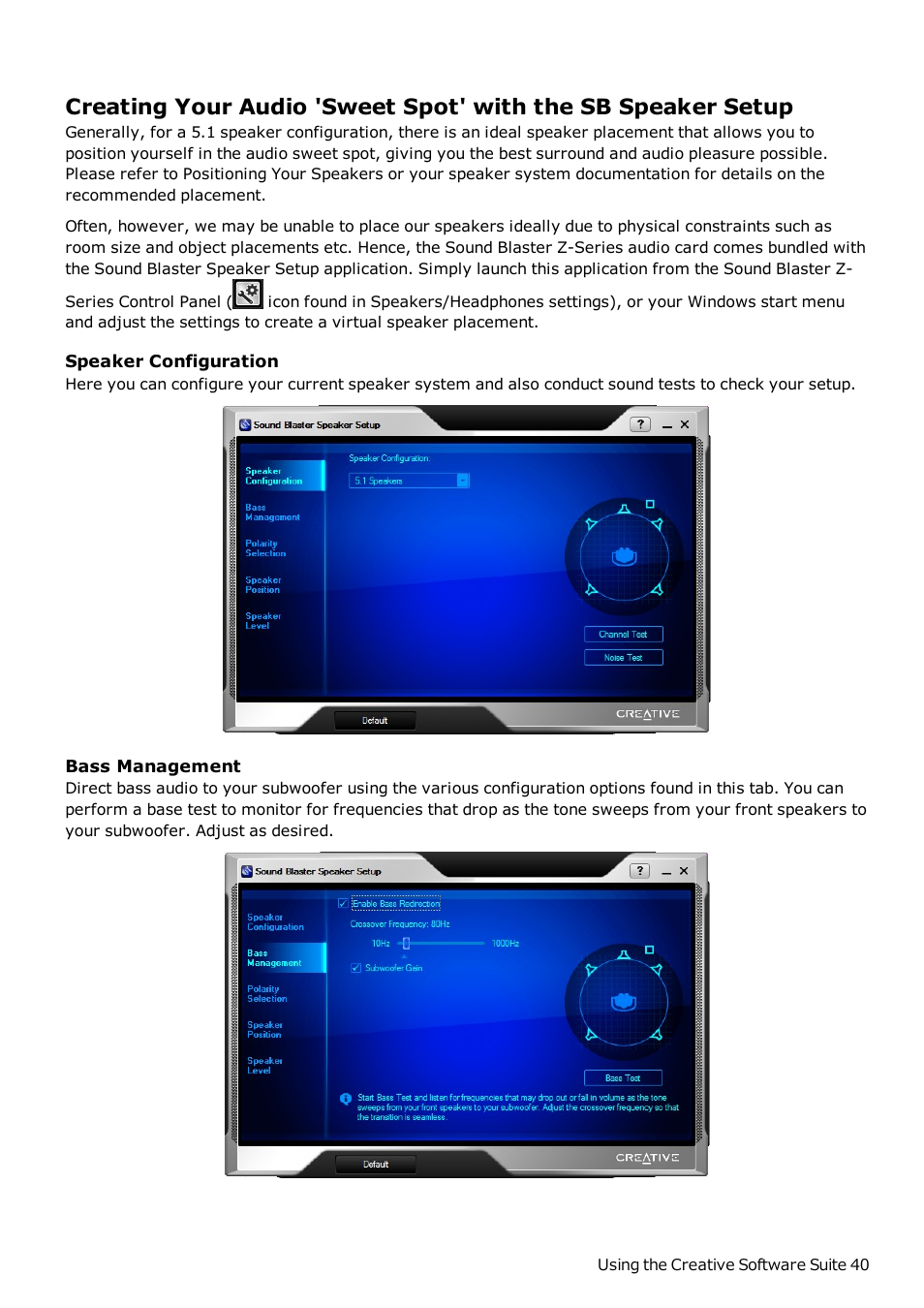 CREATIVE Sound Blaster Z SB1500 User Manual | Page 41 / 49
