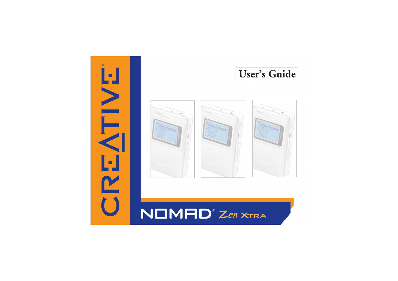 CREATIVE NOMAD Zen XTRA User Manual | 106 pages