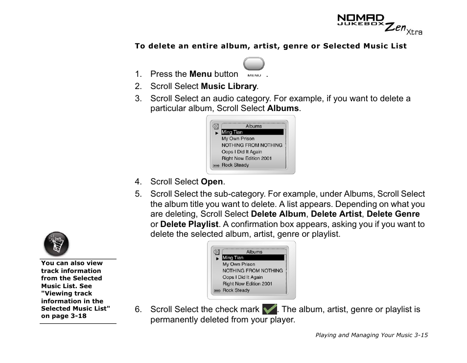 CREATIVE NOMAD Zen XTRA User Manual | Page 54 / 106