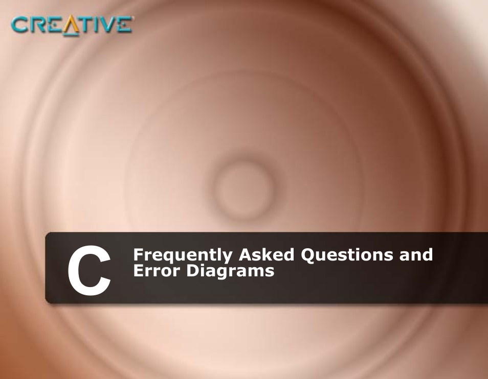 Frequently asked questions and error diagrams, C frequently asked questions and error diagrams | CREATIVE NOMAD Zen XTRA User Manual | Page 90 / 106