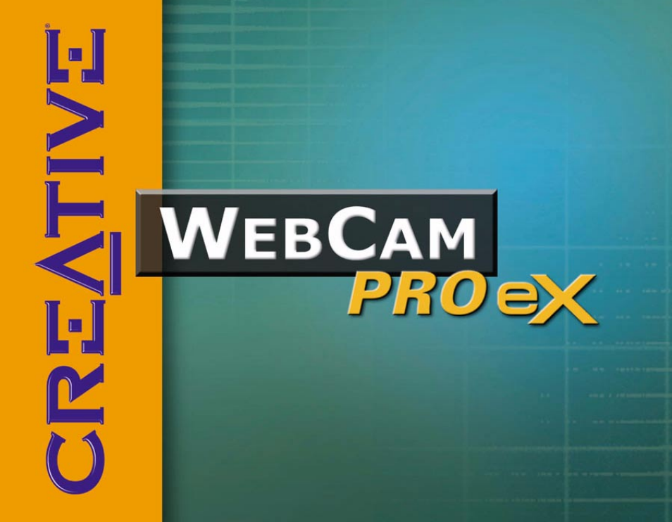 CREATIVE WebCam Pro eX User Manual | 34 pages