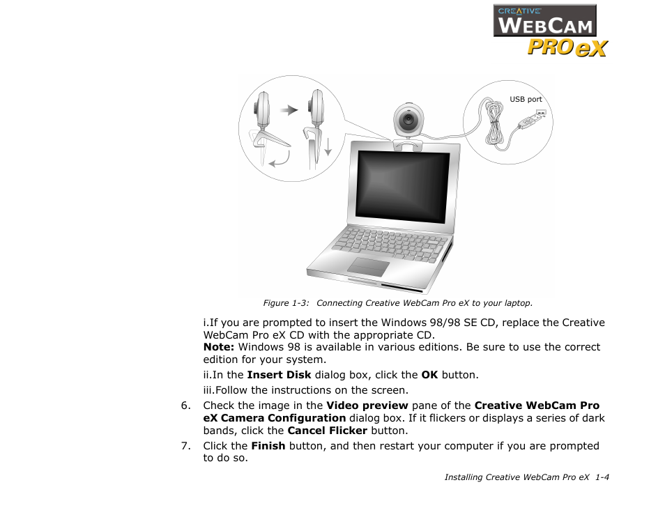 CREATIVE WebCam Pro eX User Manual | Page 14 / 34