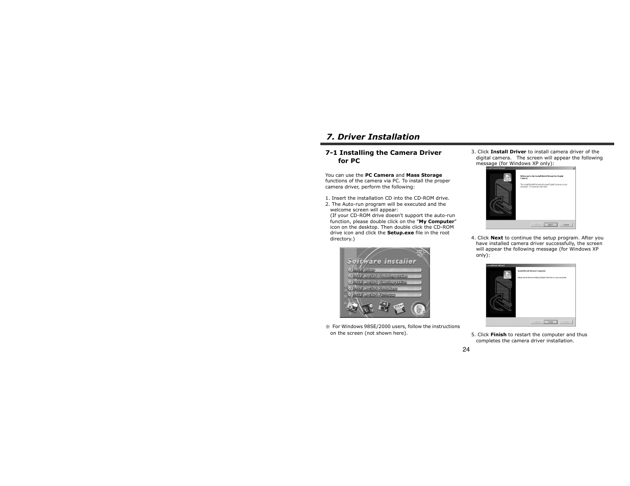 Driver installation | CREATIVE PC-CAM 920 Slim User Manual | Page 25 / 28