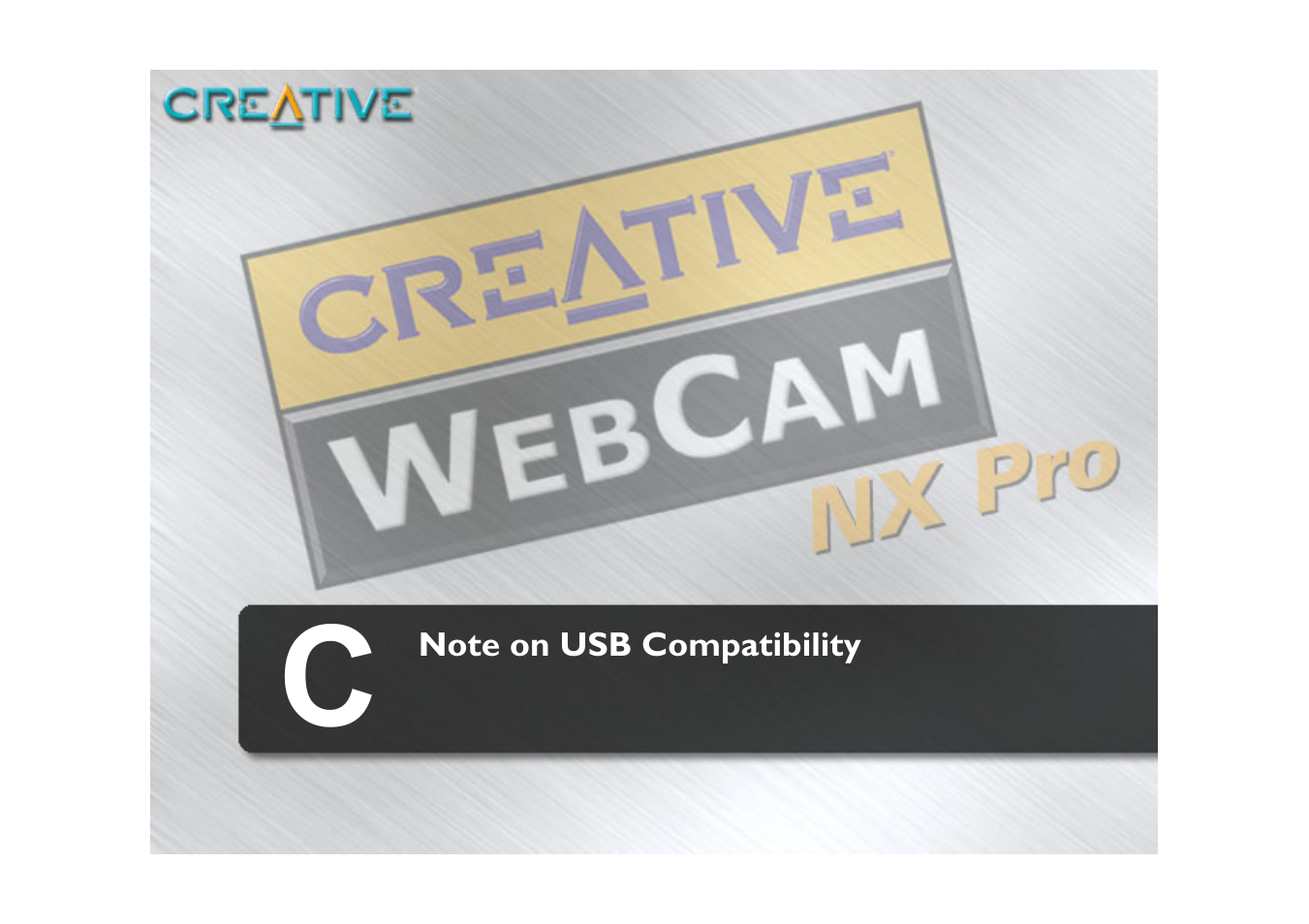 Note on usb compatibility | CREATIVE NX Pro User Manual | Page 29 / 30