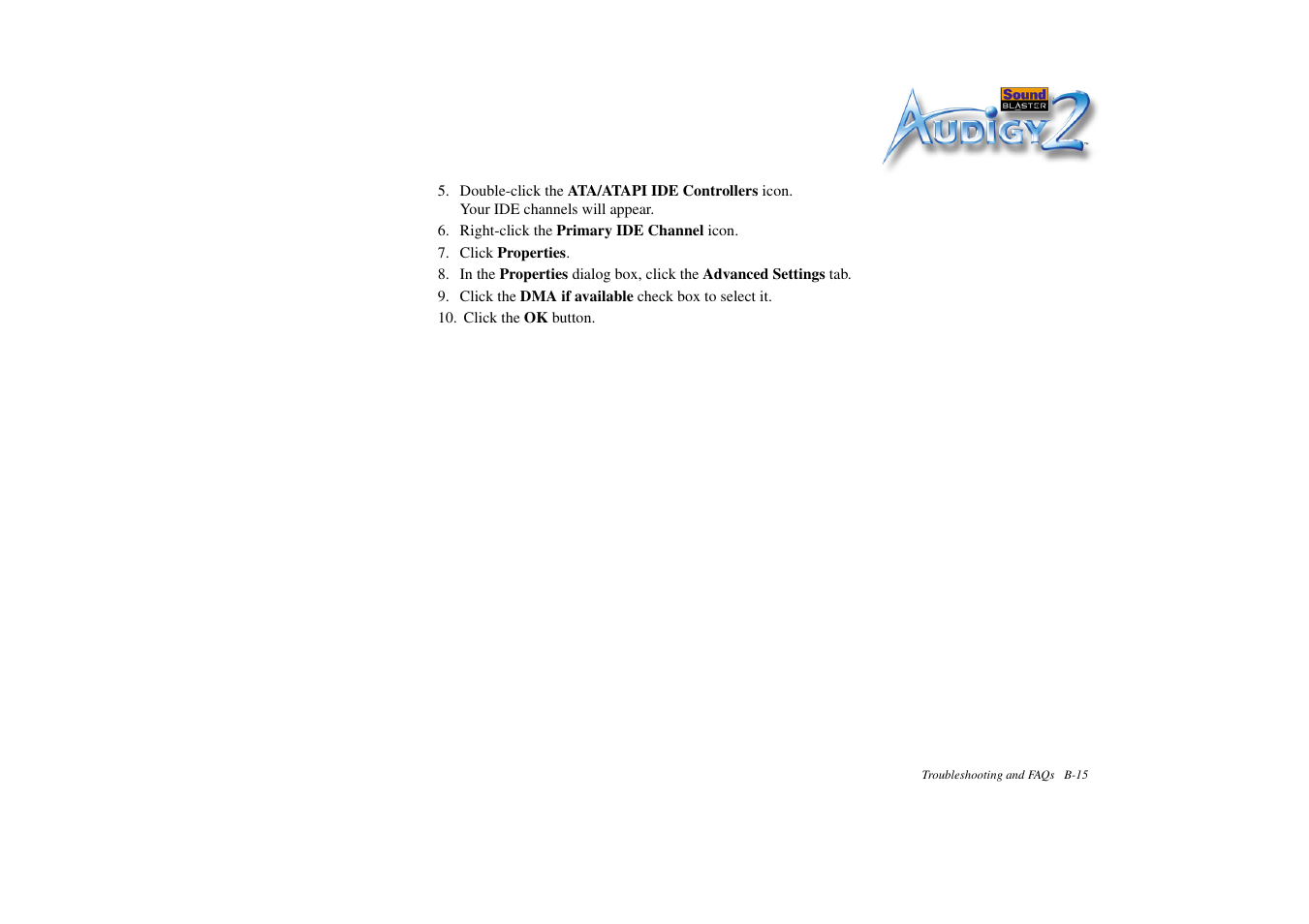 CREATIVE Sound Blaster Audigy 2 Platinum eX User Manual | Page 75 / 75