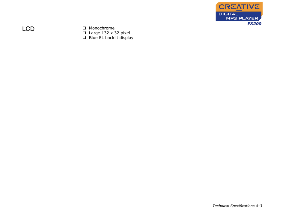 CREATIVE Digital MP3 Player FX200 User Manual | Page 50 / 62