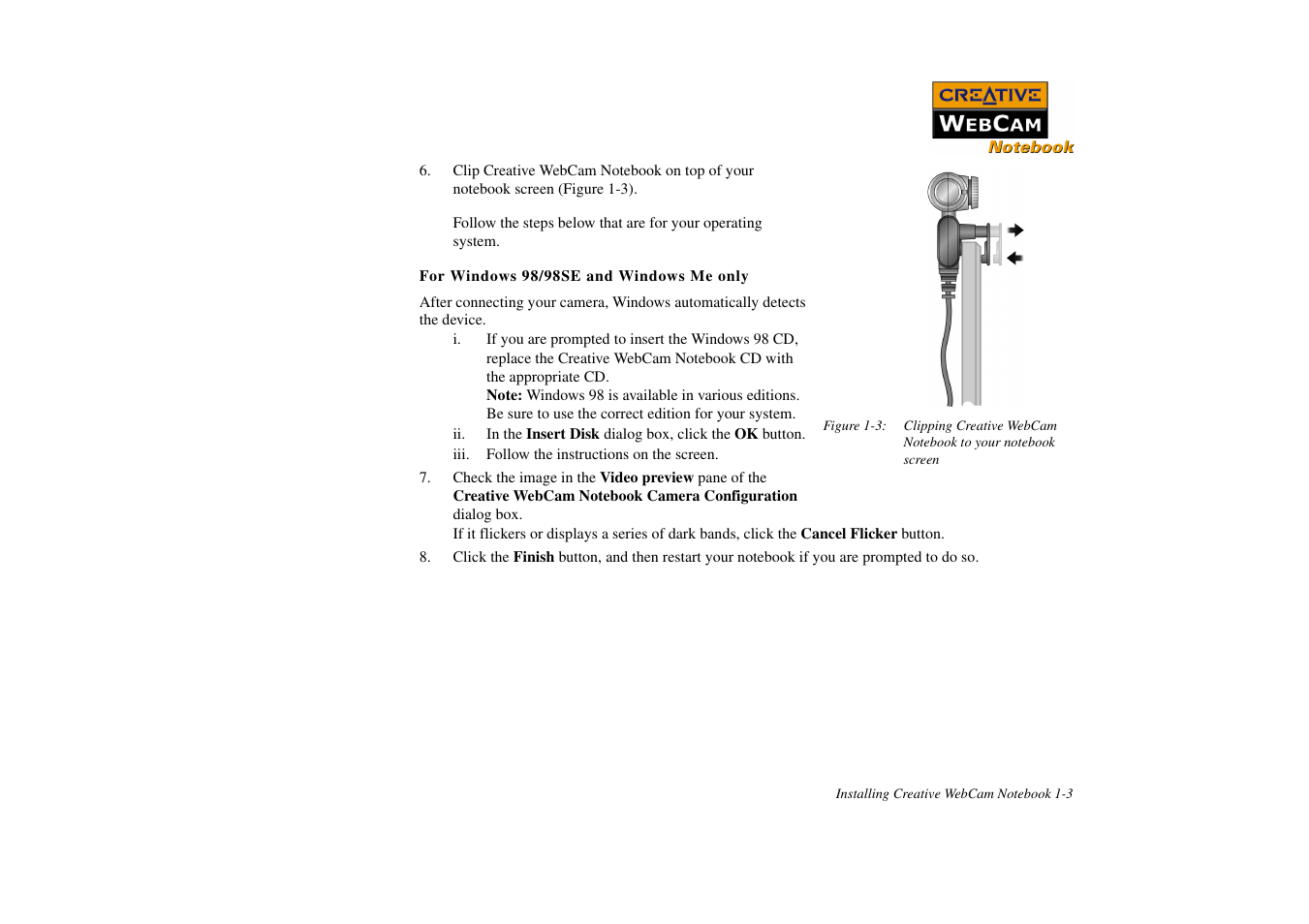 CREATIVE Webcam Notebook User Manual | Page 12 / 28