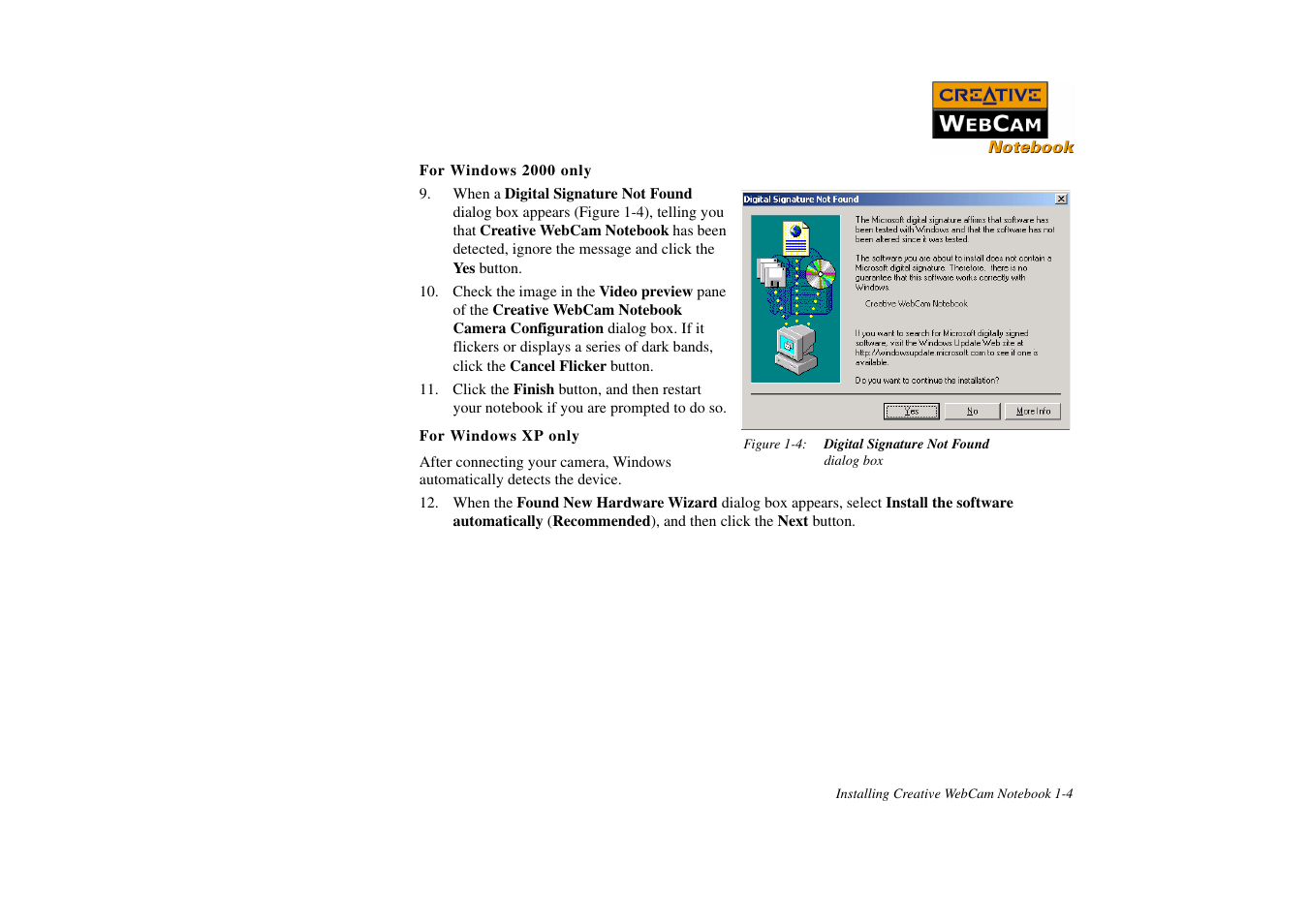 CREATIVE Webcam Notebook User Manual | Page 13 / 28