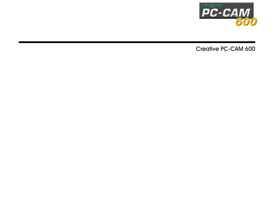 Getting started, Uhdwlyh 3&&$0 | CREATIVE PC-CAM 600 User Manual | Page 2 / 52