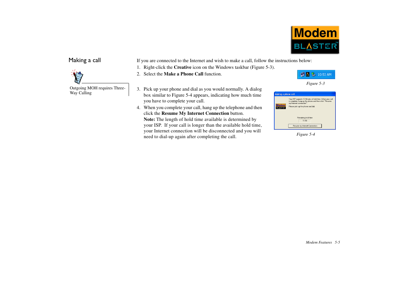 CREATIVE Modem Blaster DE5773 User Manual | Page 30 / 38