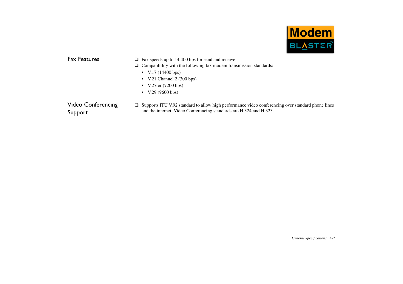 CREATIVE Modem Blaster DE5773 User Manual | Page 33 / 38