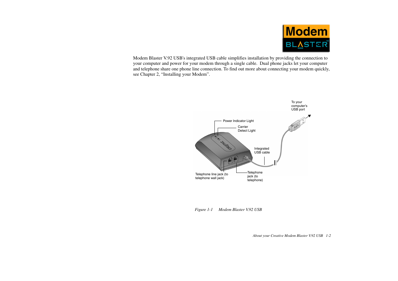 CREATIVE Modem Blaster DE5773 User Manual | Page 9 / 38