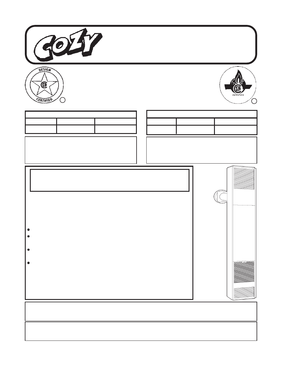 Louisville Tin and Stove DVCF408B-R User Manual | 22 pages