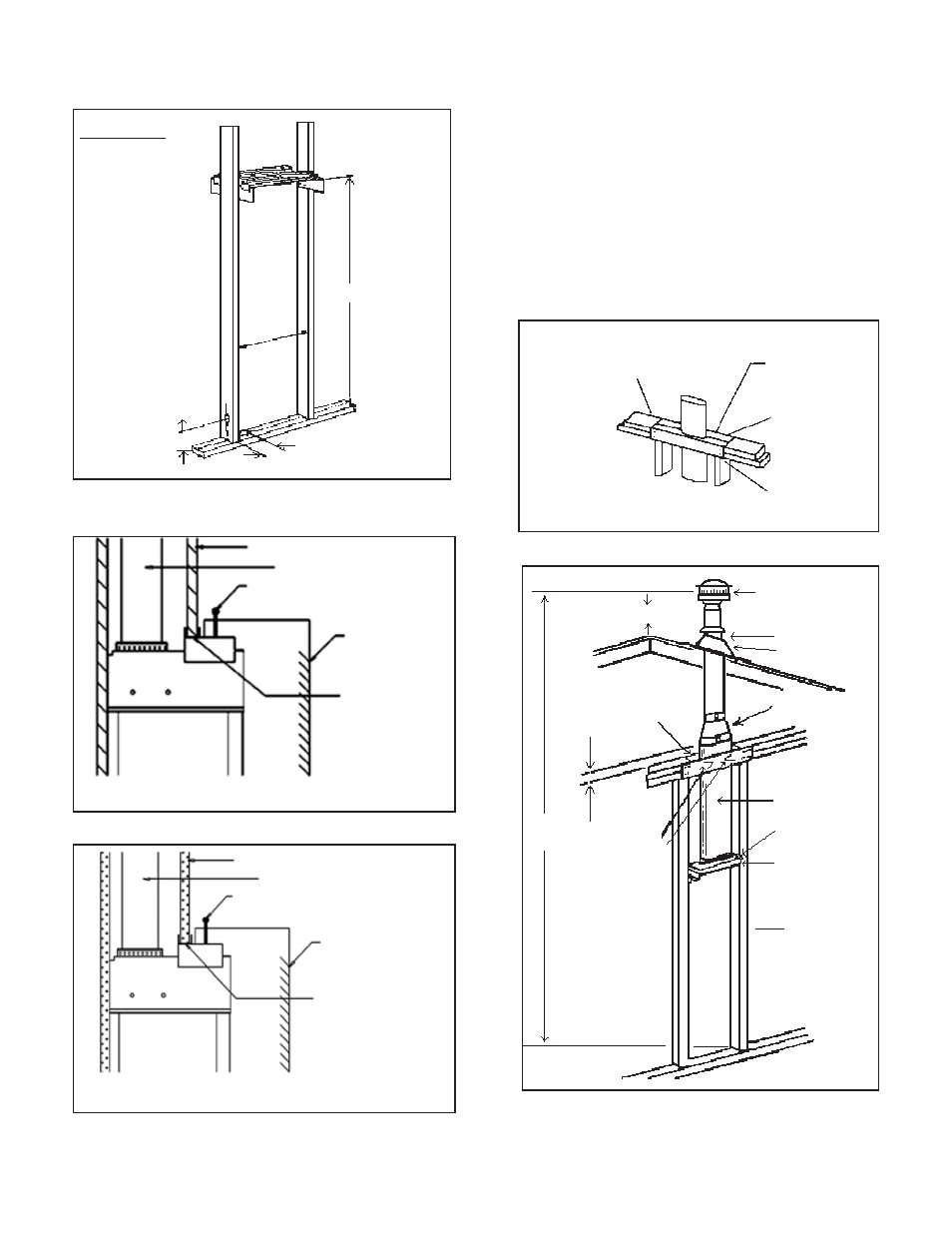 Rough-in instructions, Figure 1 rough-in dimensions, Page 8 | Louisville Tin and Stove W356F User Manual | Page 8 / 25