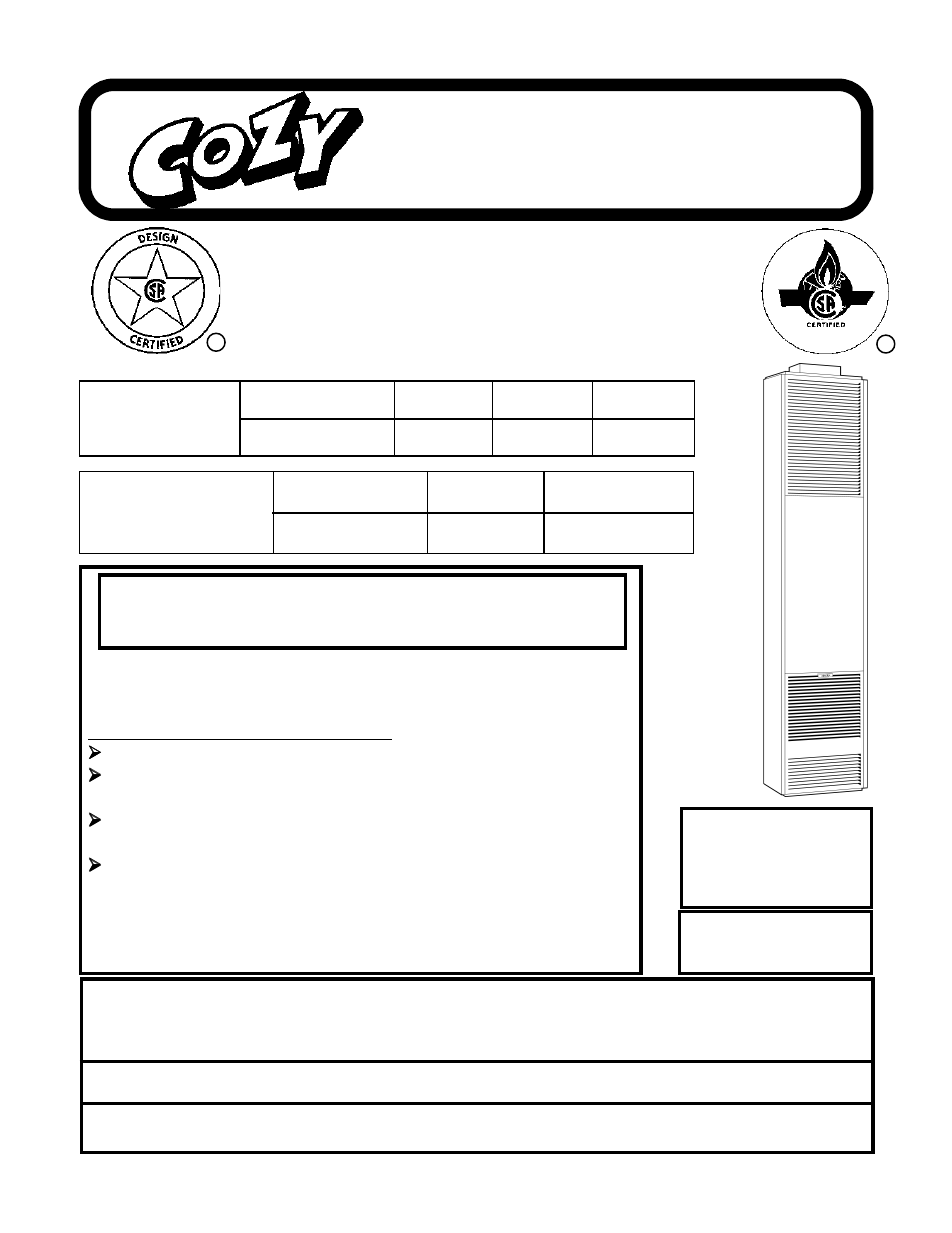 Louisville Tin and Stove CF504C-H User Manual | 27 pages