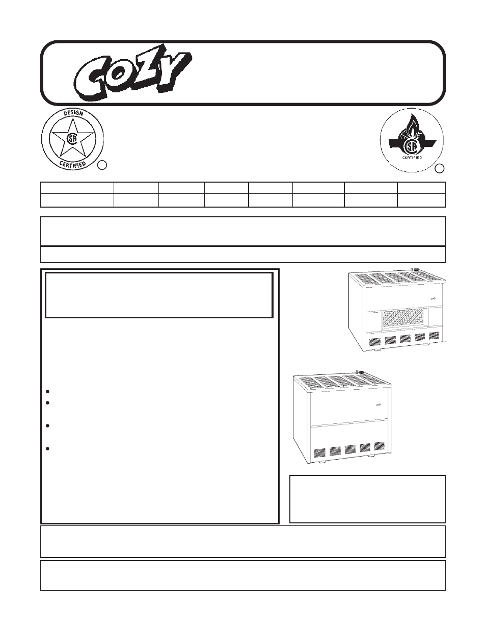 Louisville Tin and Stove VC201A User Manual | 17 pages