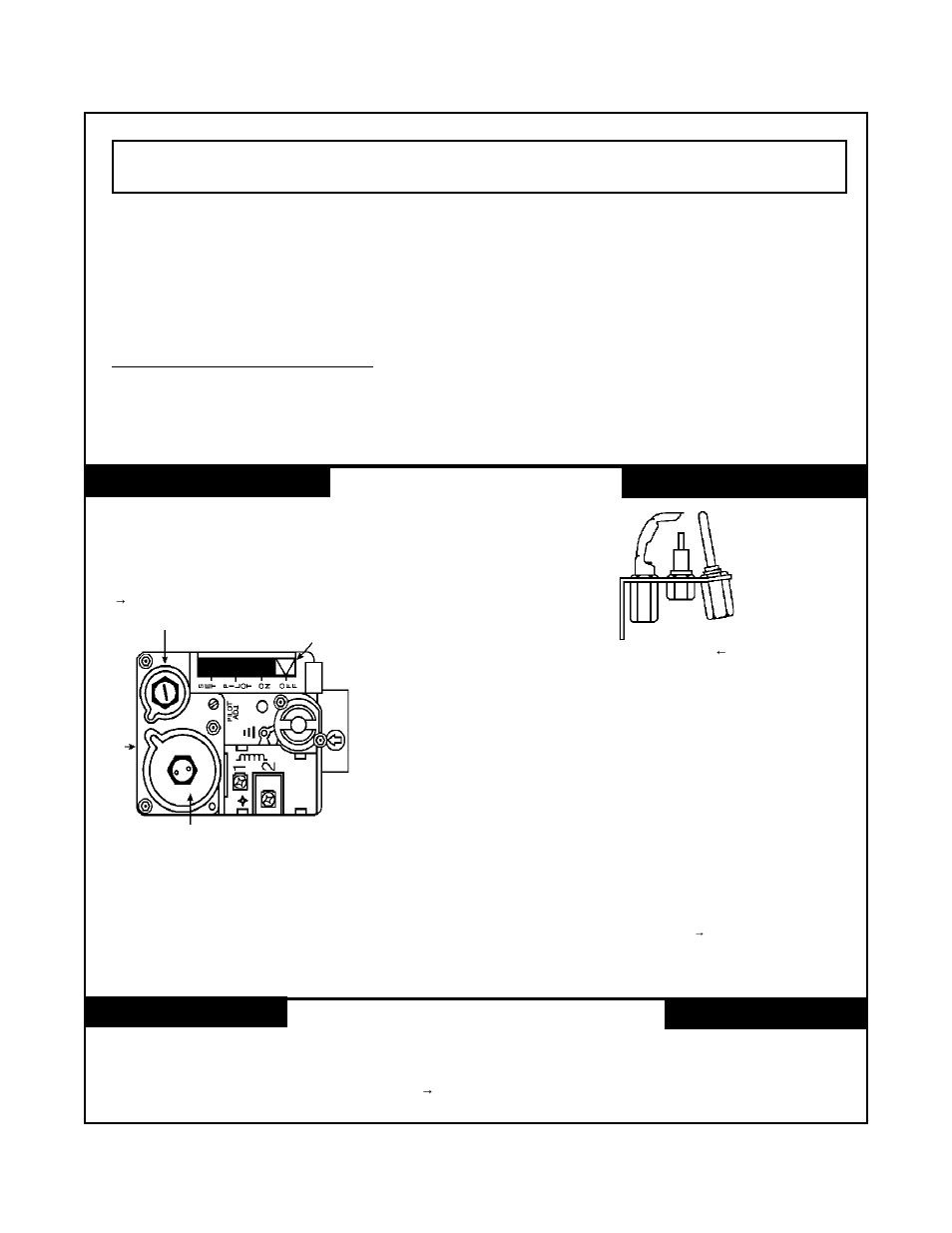 Lighting instructions to turn off gas to appliance | Louisville Tin and Stove DVCF558B-R User Manual | Page 8 / 22