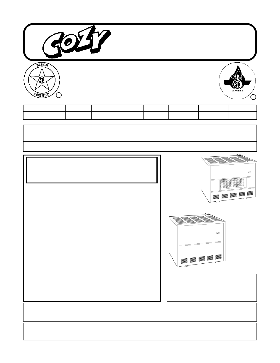 Louisville Tin and Stove VC351A User Manual | 17 pages