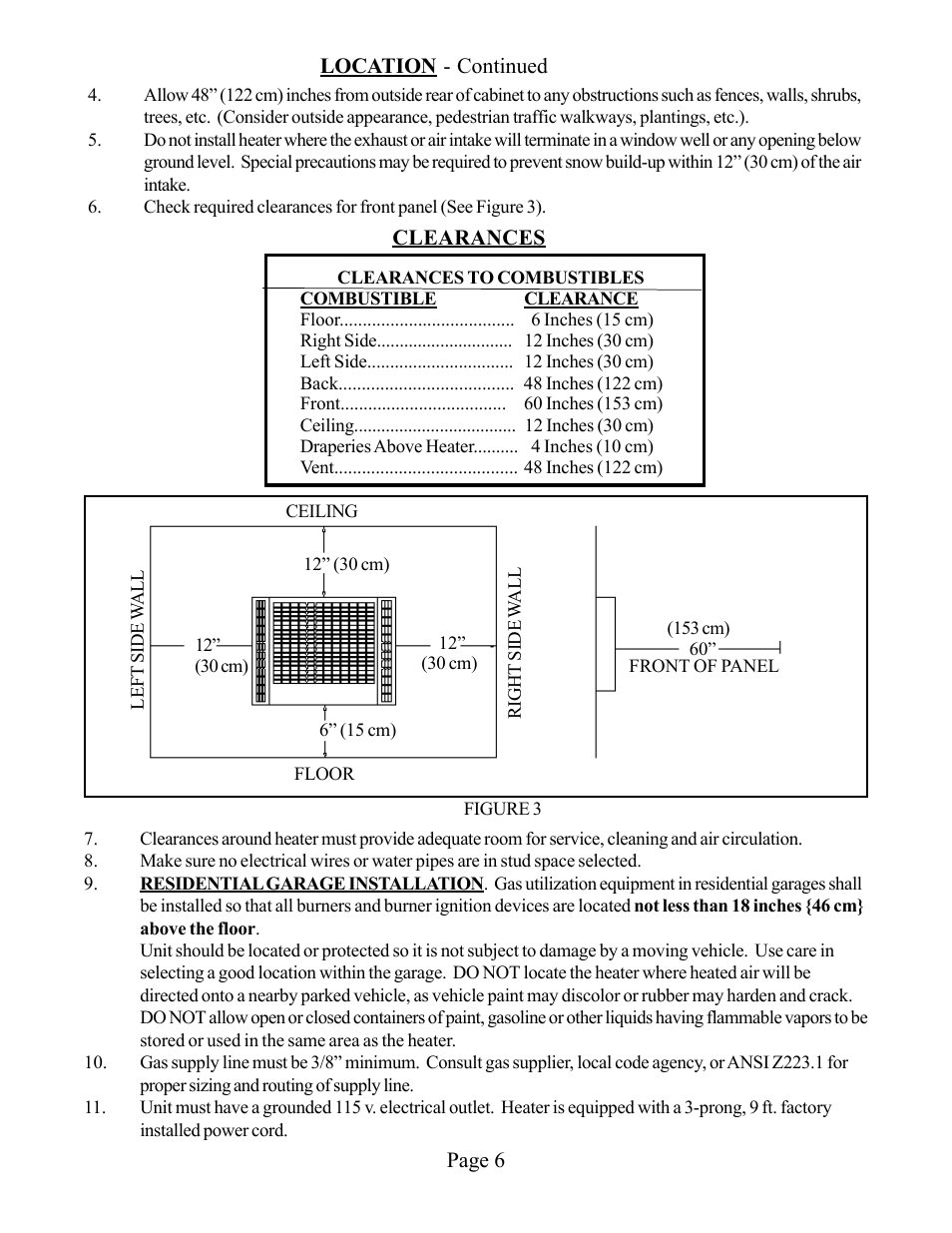 Louisville Tin and Stove WOW254 User Manual | Page 6 / 29