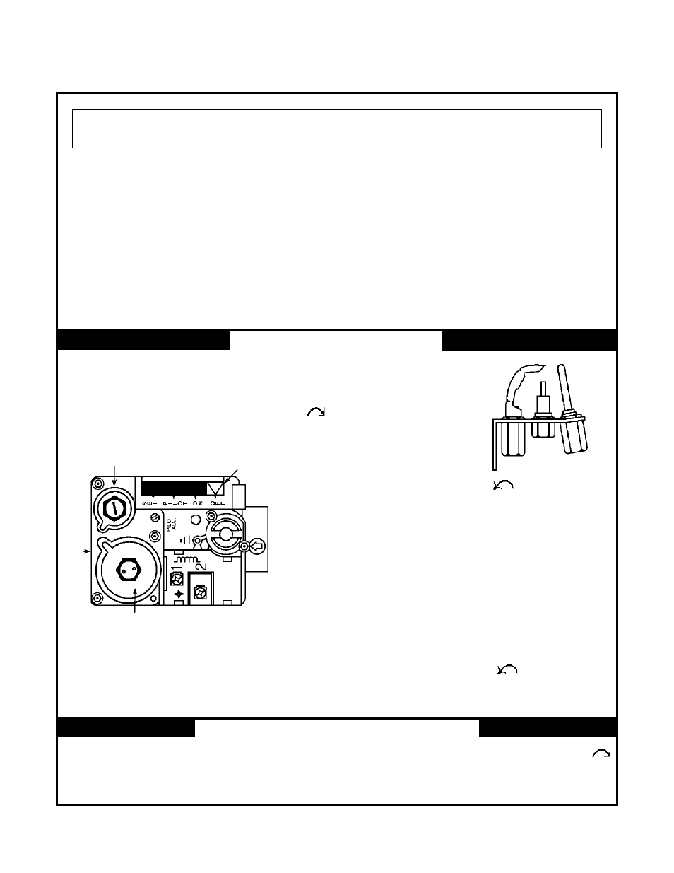 Lighting instructions to turn off gas to appliance | Louisville Tin and Stove CF654C-R User Manual | Page 10 / 28
