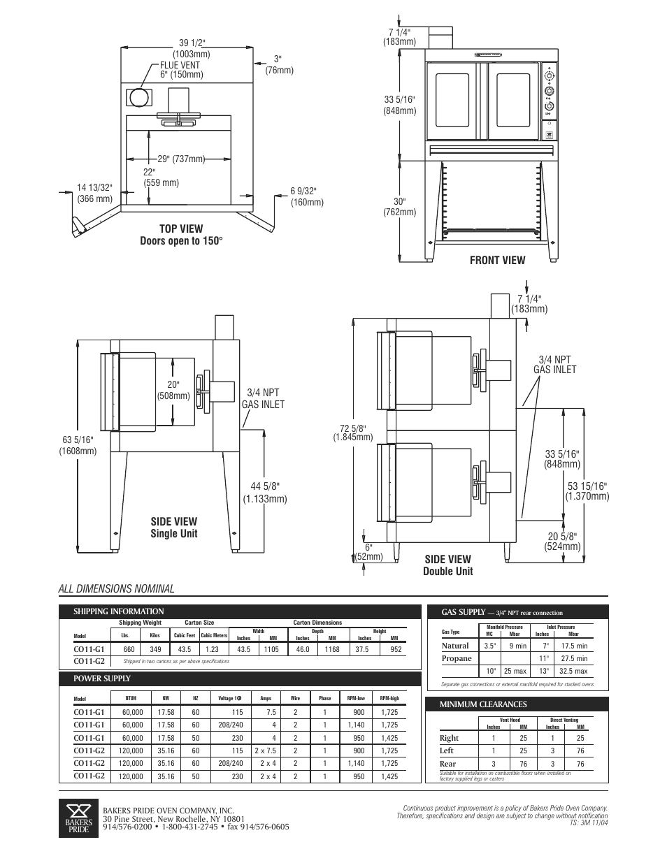 CyClone CO11-G1 User Manual | Page 2 / 2