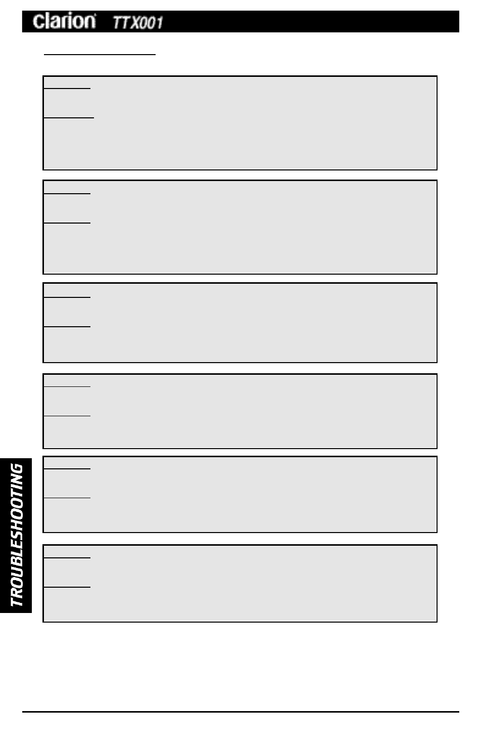 Clarion TTX001 User Manual | Page 10 / 12