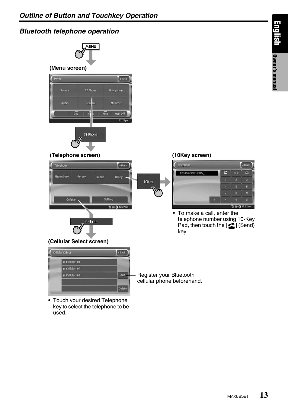 English | Clarion MAX685BT User Manual | Page 15 / 83