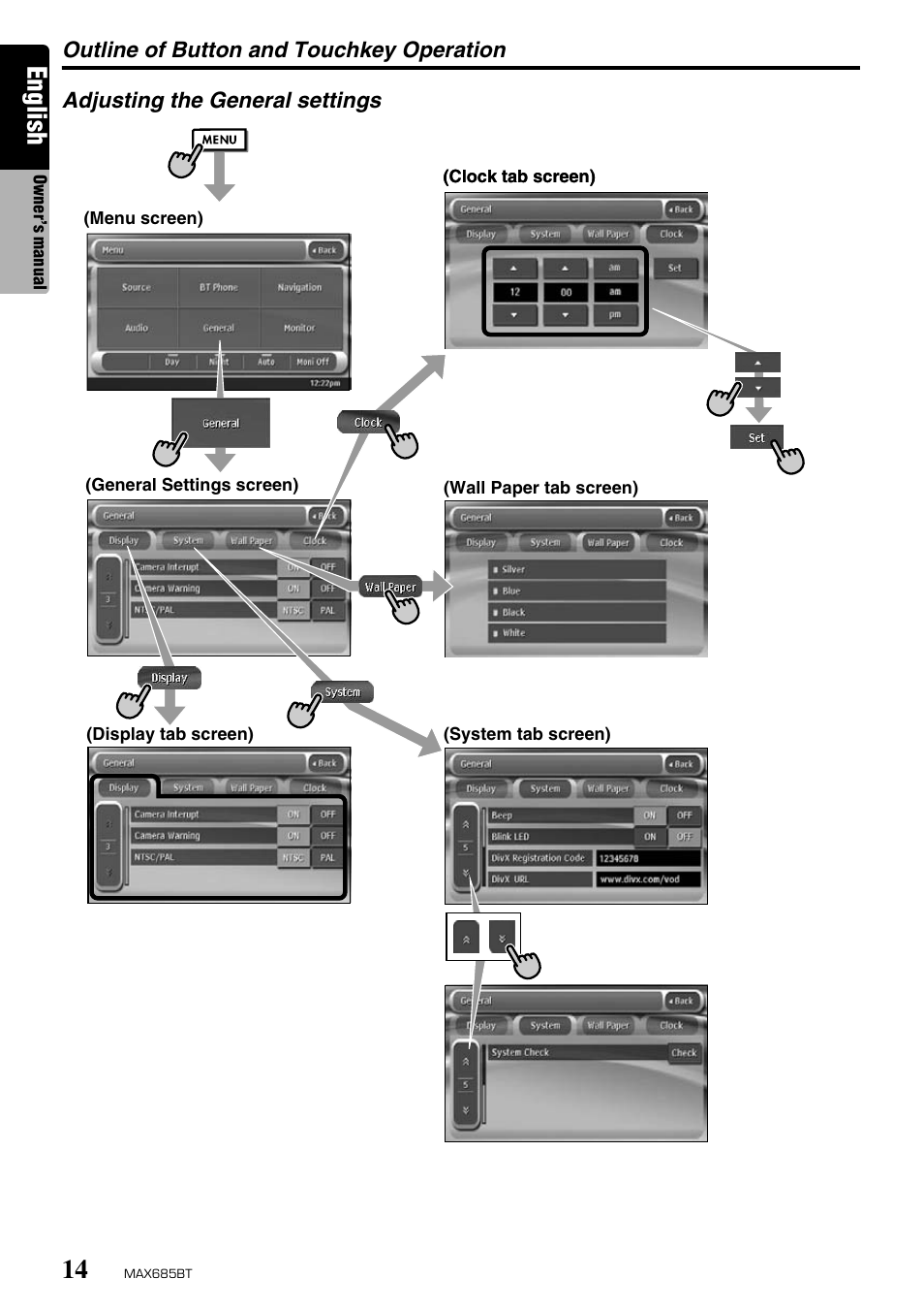 English | Clarion MAX685BT User Manual | Page 16 / 83