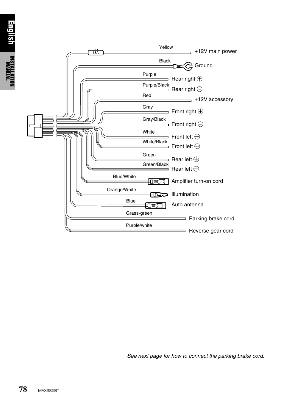 English | Clarion MAX685BT User Manual | Page 80 / 83