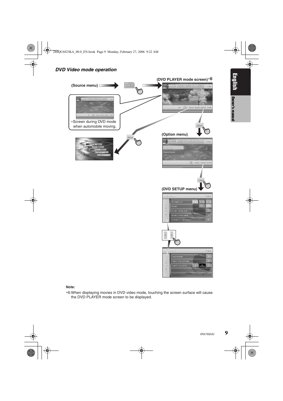 English | Clarion VRX766VD User Manual | Page 9 / 76