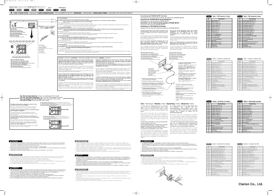 Clarion co., ltd | Clarion DB168R User Manual | Page 3 / 3